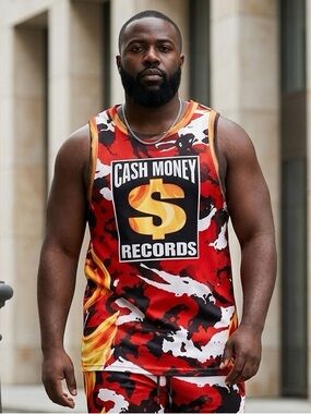 NWT Universal Music Group CASH MONEY Records Hot Boyz Basketball Jersey- Size 6X